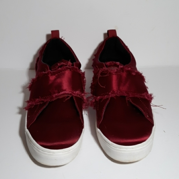 Sam Edelman 7.5 wine red sneakers - Picture 2 of 6